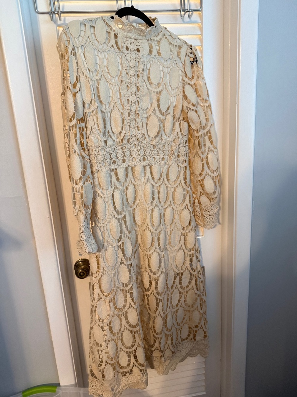 Lace Knee Length Dress Occasion